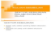 06 Sektor Kebajikan Dalam Ekonomi Islam