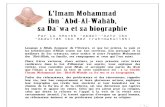 Biographie Muhammad ibnu 'abdelWahhab, rahimahuLlah