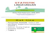 STATISTIK  LINGK- slide I - Pengantar Statistik