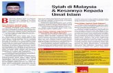 Syiah Di Malaysia & Kesannya Kepada Umat Islam