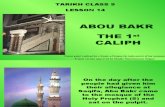 Tarikh9 Lesson14 Abou Bakr the 1st Caliph