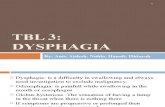 TBL 3 - Dysphagia