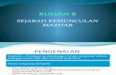 05 Sejarah Kemunculan Mazhab