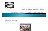 AP Calculus AB Semester I 2009