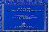 Fiqah and Fuqaha