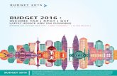 Budget 2016 Kuala Lumpur 28 & 29 October 2015 Brochure