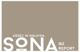 AIESEC in Malaysia - SONA Q3 2015 Report