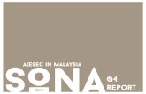AIESEC in Malaysia - SONA Q4 2015 Report