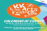 Kota Kinabalu Arts Festival 2016 Calendar Booklet