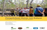Pengelolaan hutan jati rakyat: panduan lapangan untuk petani