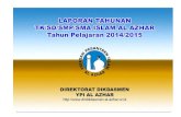 Daftar Prestasi Sekolah Islam Al Azhar TP 2014/2015 i