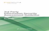 3rd Party Information Security Assessment Guideline