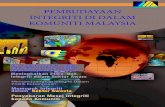 PEMBUDAYAAN INTEGRITI DI DALAM KOMUNITI MALAYSIA