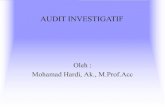 Audit Investigatif oleh Inspektur I