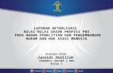 Laporan aktualisasi prajabatan_golongan_iii (bpsdm, kementerian hukum dan ham ri)