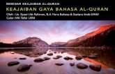 Keajaiban Gaya Bahasa Al-Quran
