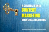 5 strategi kunci content marketing untuk jualan online