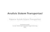 Analisis sistem transportasi