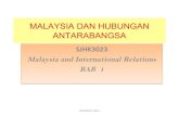 1.0 Malaysia dan hubungan antarabangsa