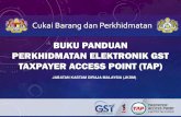 buku panduan perkhidmatan elektronik gst taxpayer access point (tap)