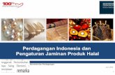 Perdagangan Indonesia dan Pengaturan Jaminan Produk Halal
