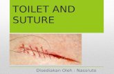 TOILET AND SUTURE