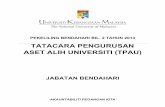 Tatacara Pengurusan Aset Alih Universiti (TPAU)