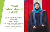 [DSG Webinar] Viva voce by Dr. Siti Uzairiah