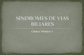 Síndromes de vias biliares