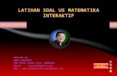 Latihan soal un matematika interaktif