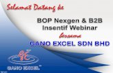Gano Excel Malaysia B2B Insentif & Nexgen Starter Pack