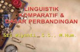 Linguistik Komparatif Pengertian Tujuan Linguistik Komparatif ...
