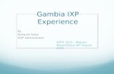 Gambia IXP Experience