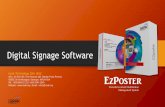 Digital Signage Software EzPoster