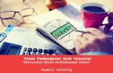 Forum Pembangunan Anak Kelantan - Memulakan Bisnes Perkhidmatan Online