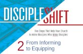 DiscipleShift 2 From Informing to Equipping