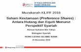Muzakarah KLIFF 2016 Saham Keutamaan (Preference Shares ...