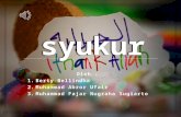 Syukur (Thanks)