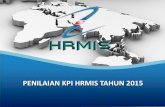 PENILAIAN KPI HRMIS TAHUN 2015