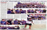 Kursus Ulangkaji Jurulatih Futsal sukses