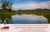 UTM Monthly Engagement 2016 (March) Wahid Omar