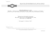 Manual pelaksanaan kerja kursus pa p2  2017