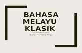 Bahasa Melayu Klasik (STPM Sem 1)