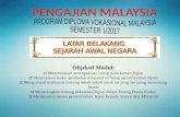 Latar Belakang Sejarah Awal Malaysia