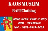 0858-5200-4405 (I-SAT) | Kaos Muslim Dewasa 2017