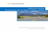 Informe anual de Obra Pública 2016