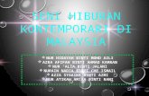 Seni hiburan kontemporari di malaysia