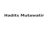 Hadits mutawattir (without background)