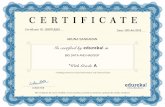 Edureka certificate