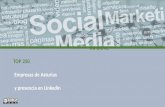 Informe Empresas de Asturias y presencia en LinkedIN